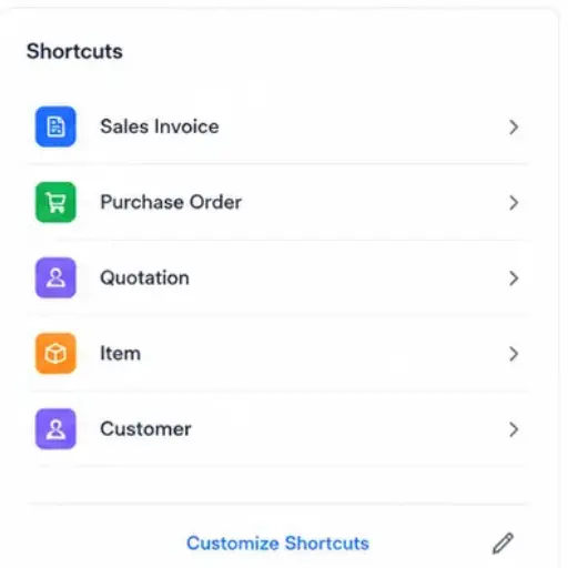 ERPNext feature